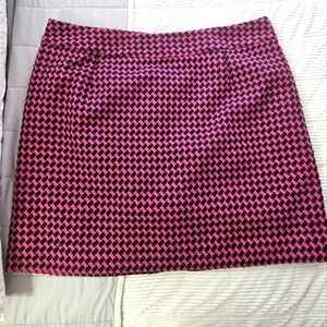Jessica London Stylish Pink and Black Women's Skirt Size 20